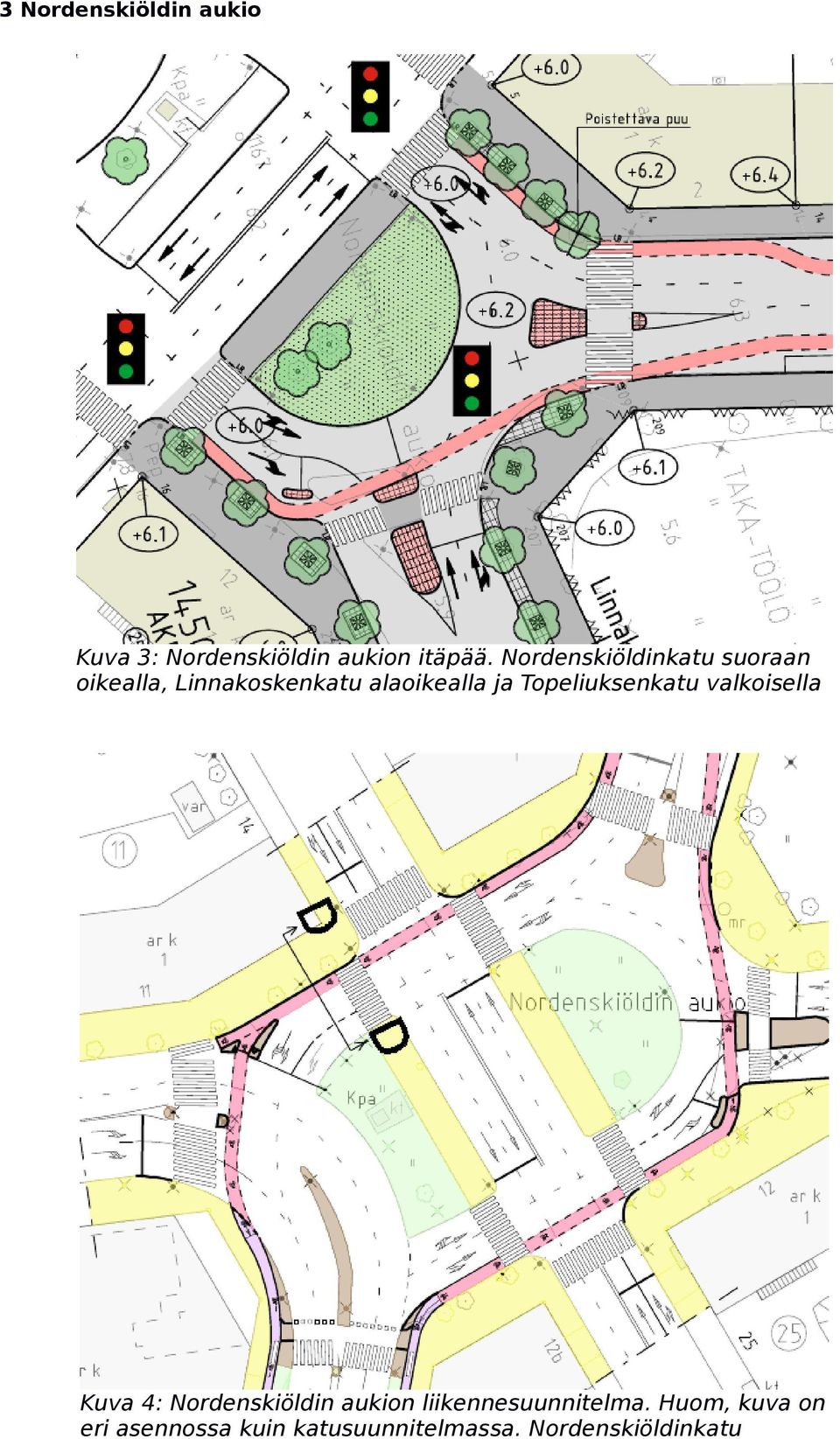 Topeliuksenkatu valkoisella Kuva 4: Nordenskiöldin aukion