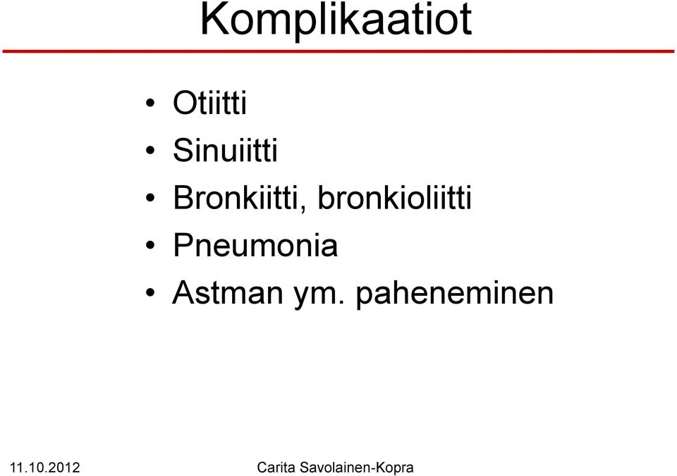 bronkioliitti