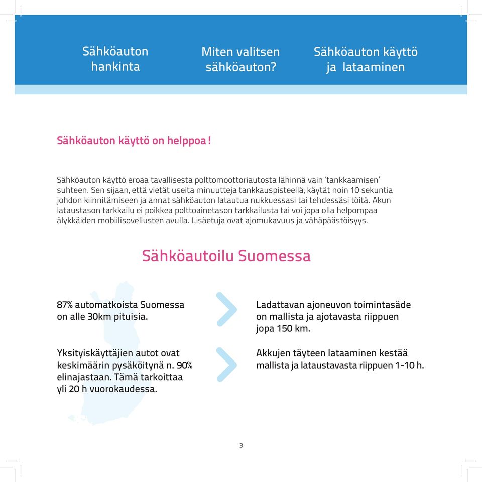 Sen sijaan, että vietät useita minuutteja tankkauspisteellä, käytät noin 10 sekuntia johdon kiinnitämiseen ja annat sähköauton latautua nukkuessasi tai tehdessäsi töitä.