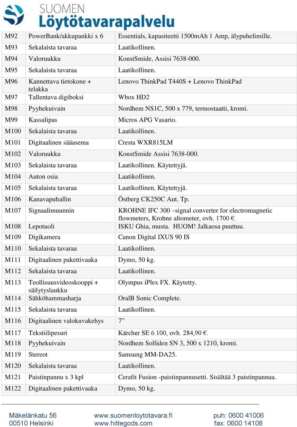 M96 Kannettava tietokone + Lenovo ThinkPad T440S + Lenovo ThinkPad telakka M97 Tallentava digiboksi Wbox HD2 M98 Pyyhekuivain Nordhem NS1C, 500 x 779, termostaatti, kromi.