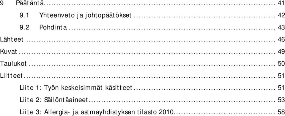 .. 51 Liite 1: Työn keskeisimmät käsitteet.