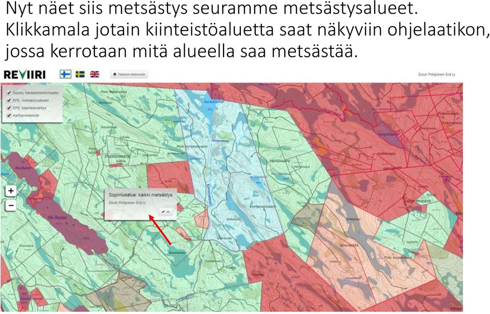 Klikkamala jotain kiinteistöaluetta