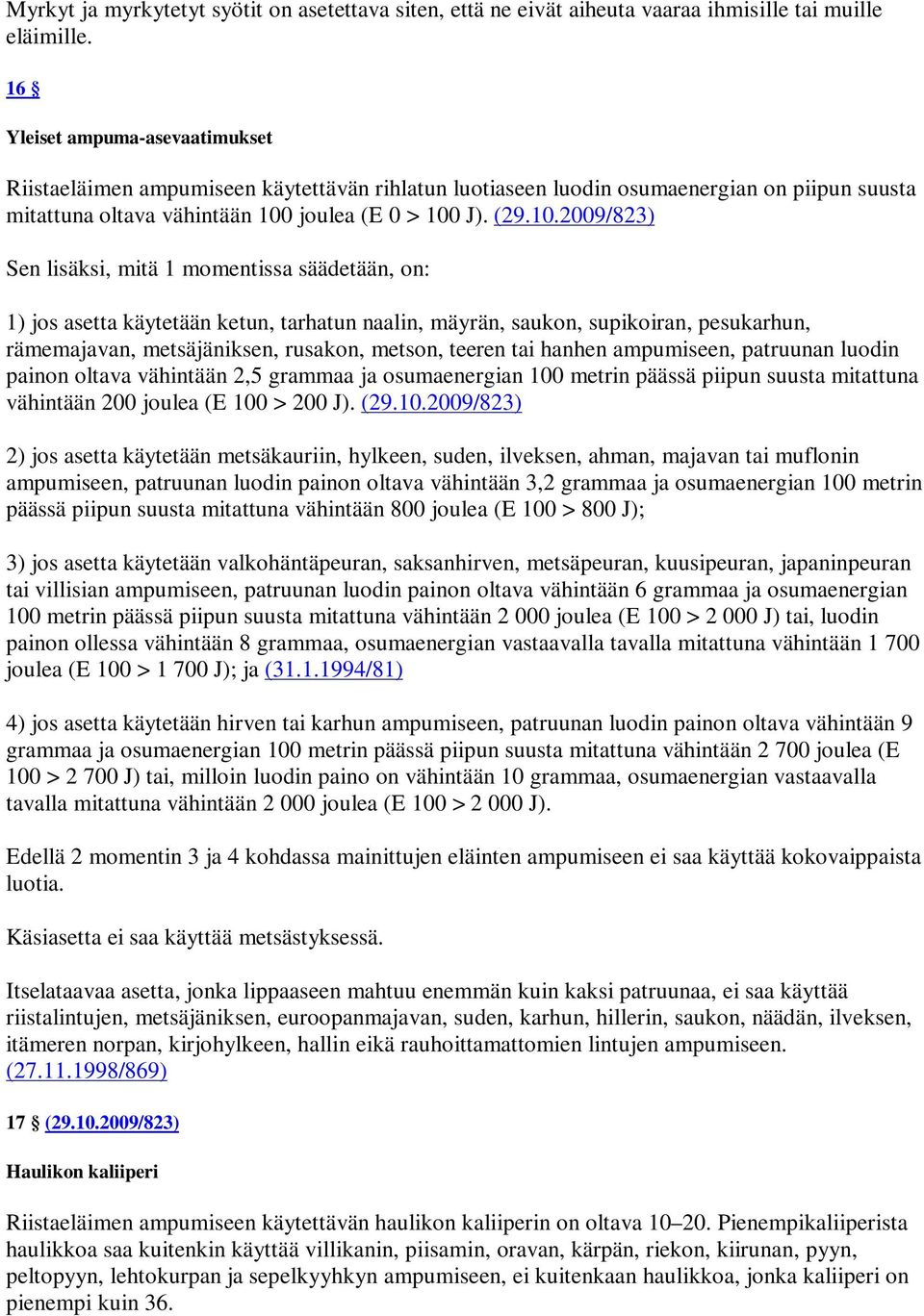 joulea (E 0 > 100