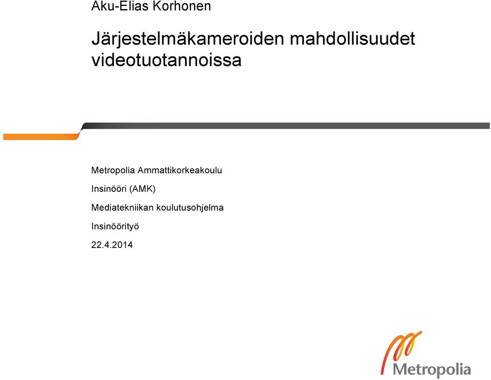 Ammattikorkeakoulu Insinööri (AMK)