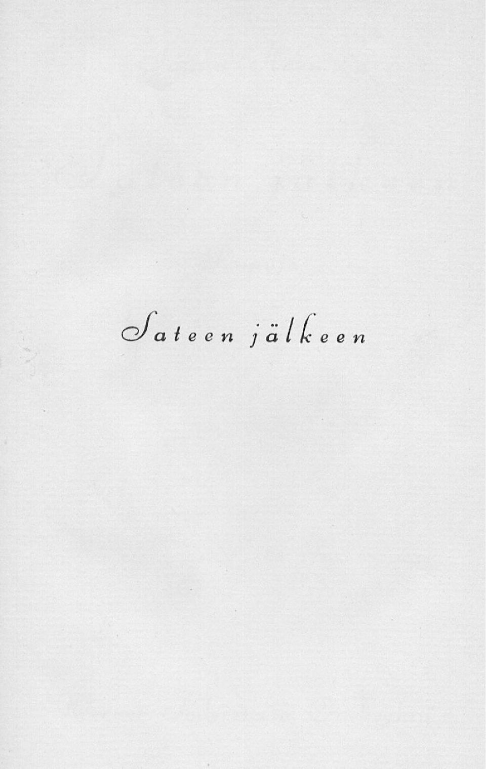 jälkeen