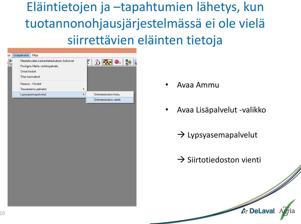 siirrettävien eläinten tietoja Avaa Ammu Avaa