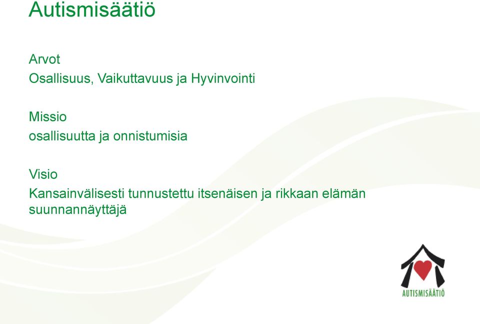 osallisuutta ja onnistumisia Visio