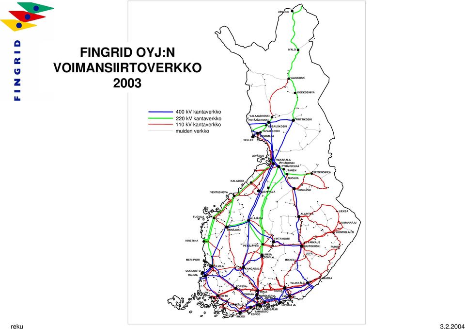 VUOLIJOKI TUOVILA ALAJÄRVI ALAPITKÄ LIEKSA UIMAHARJU SEINÄJOKI KONTIOLAHTI KRISTIINA PETÄJÄVESI VIHTAVUORI VARKAUS HUUTOKOSKI PUHOS MERI-PORI JÄMSÄ TOIVILA