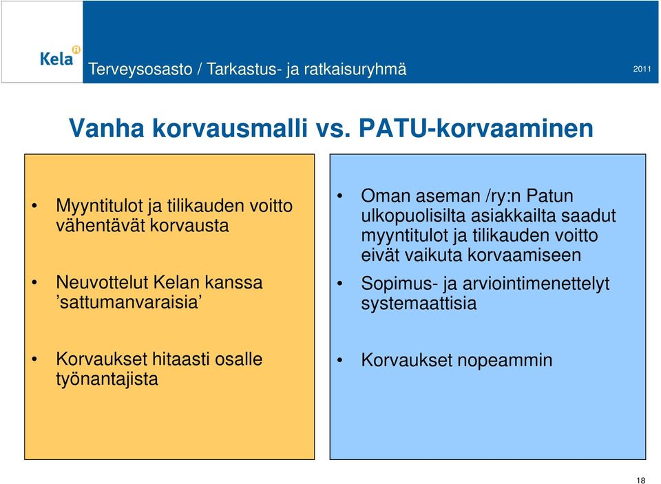 kanssa sattumanvaraisia Oman aseman /ry:n Patun ulkopuolisilta asiakkailta saadut