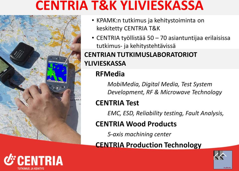 RFMedia MobiMedia, Digital Media, Test System Development, RF & Microwave Technology CENTRIA Test EMC, ESD,