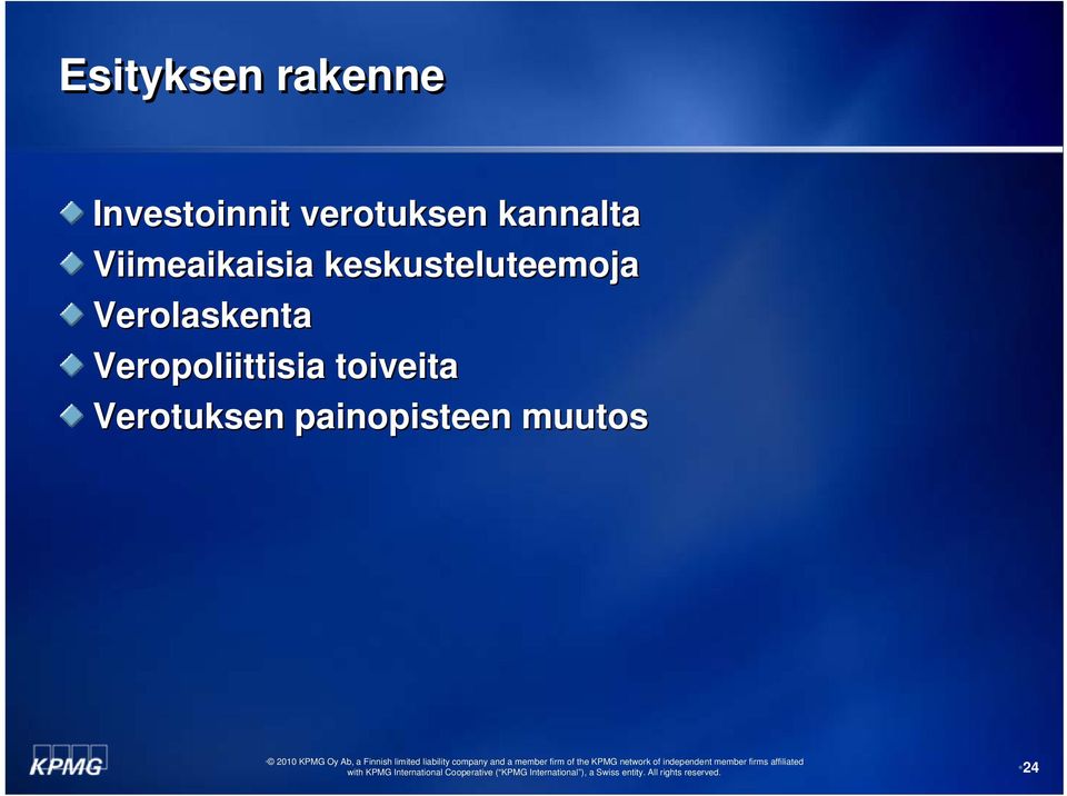 keskusteluteemoja Verolaskenta