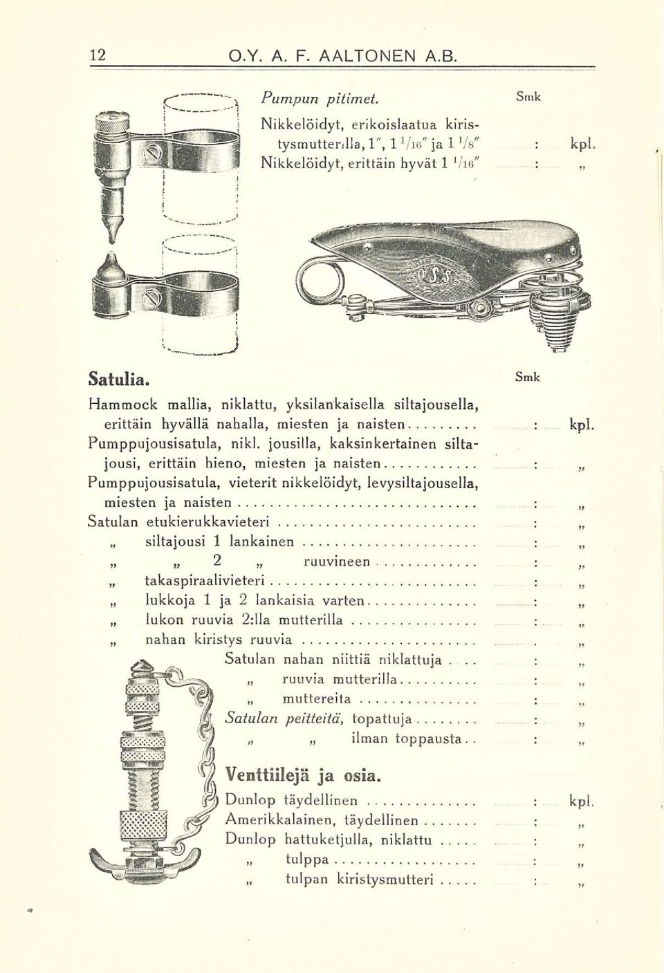 jousilla, kaksinkertainen siltajousi, erittäin hieno, miesten ja naisten Pumppujousisatula, vieterit nikkelöidyt, levysiltajousella, miesten ja naisten.