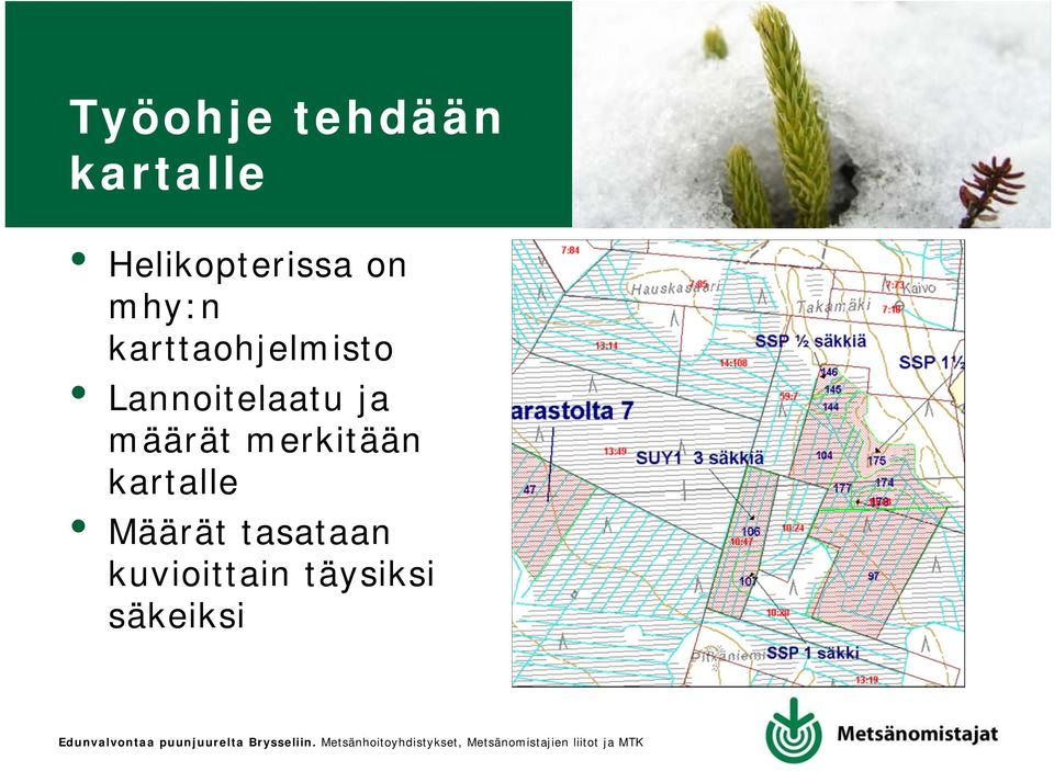 karttaohjelmisto Lannoitelaatu ja