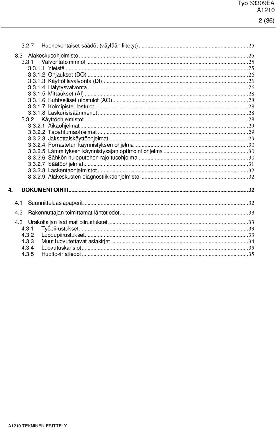 .. 28 3.3.2.1 Aikaohjelmat... 29 3.3.2.2 Tapahtumaohjelmat... 29 3.3.2.3 Jaksottaiskäyttöohjelmat... 29 3.3.2.4 Porrastetun käynnistyksen ohjelma... 30 3.3.2.5 Lämmityksen käynnistysajan optimointiohjelma.