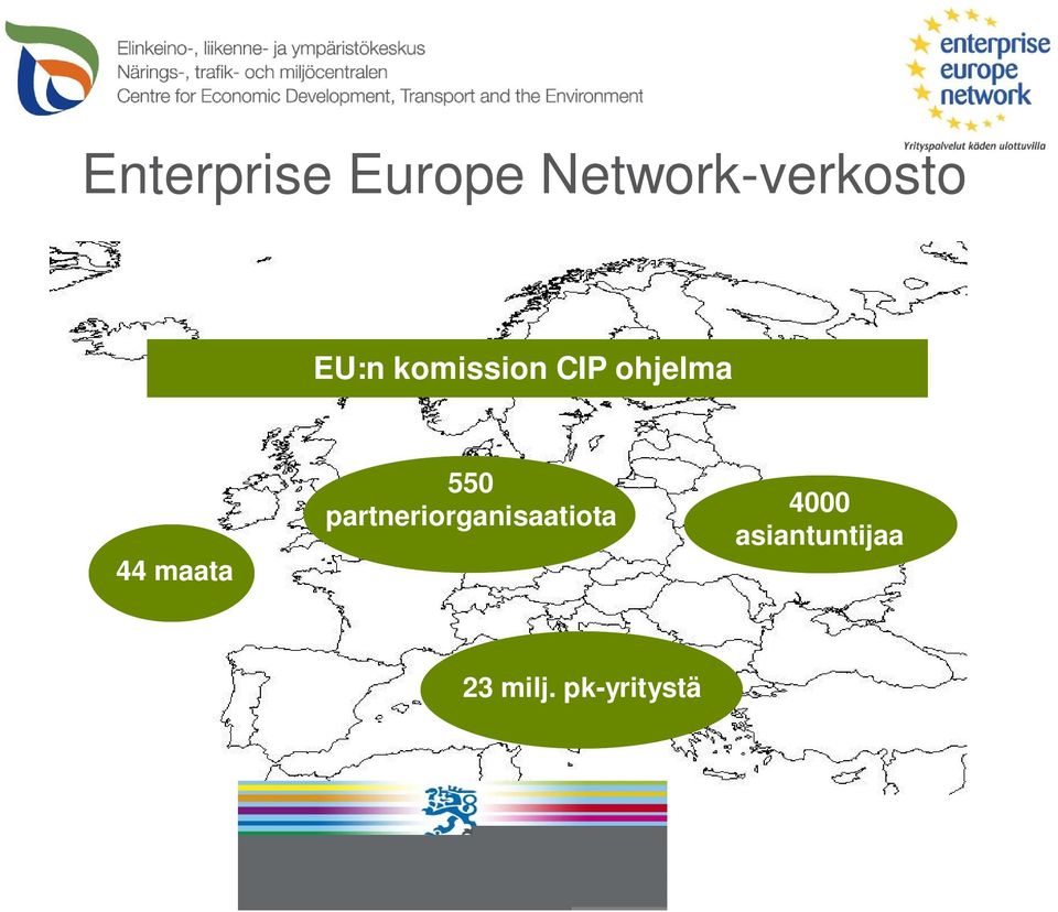 maata 550 partneriorganisaatiota