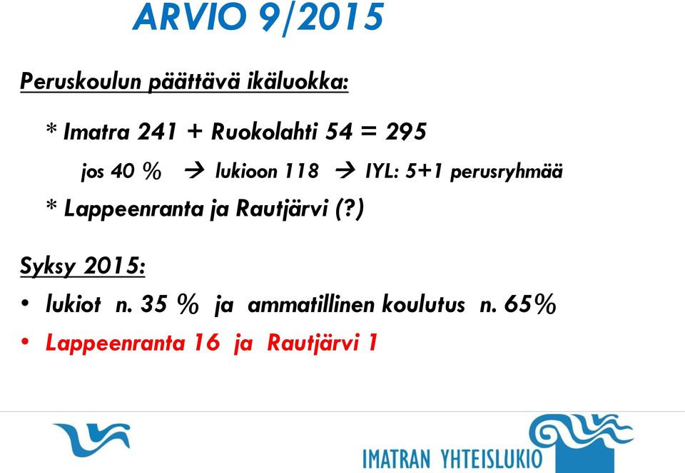 perusryhmää * Lappeenranta ja Rautjärvi (?