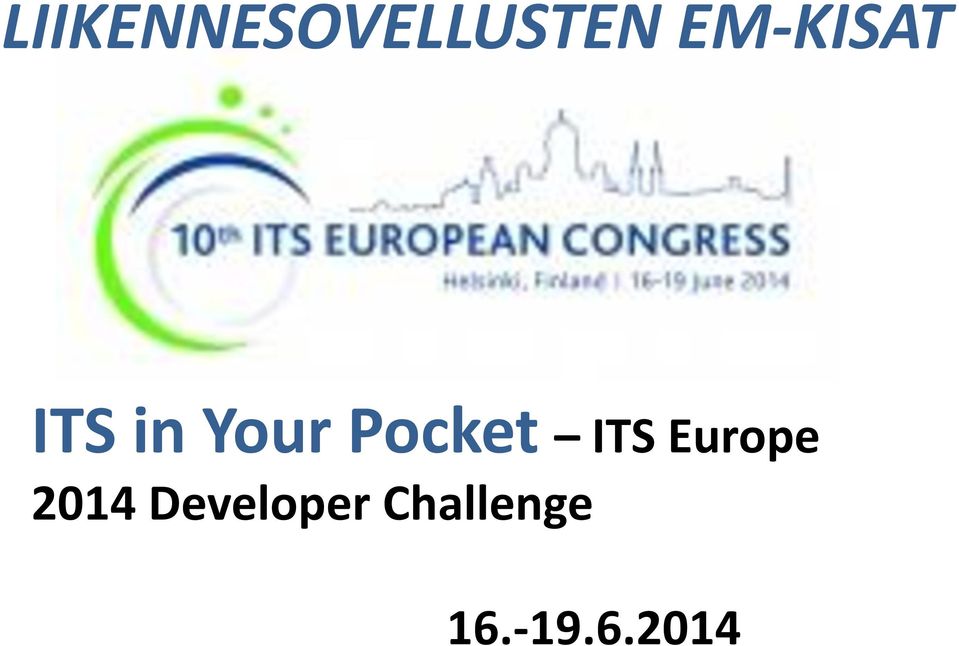 Pocket ITS Europe 2014