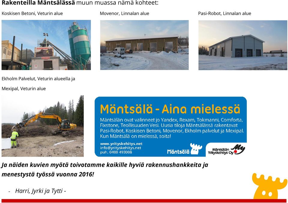 alueella ja Mexipal, Veturin alue Ja näiden kuvien myötä toivotamme kaikille