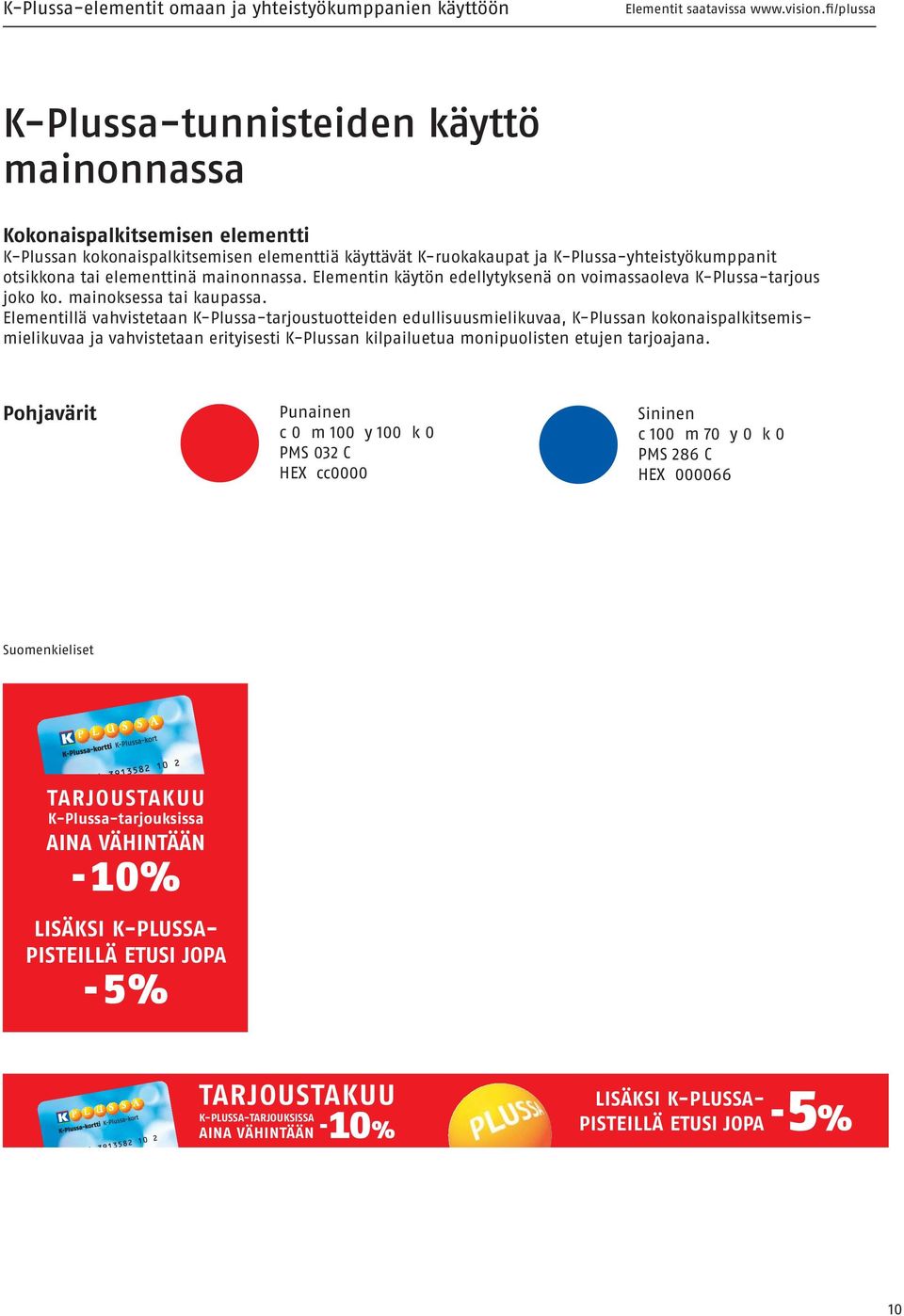 Elementillä vahvistetaan K-Plussa-tarjoustuotteiden edullisuusmielikuvaa, K-Plussan kokonaispalkitsemismielikuvaa ja vahvistetaan erityisesti K-Plussan kilpailuetua monipuolisten etujen tarjoajana.