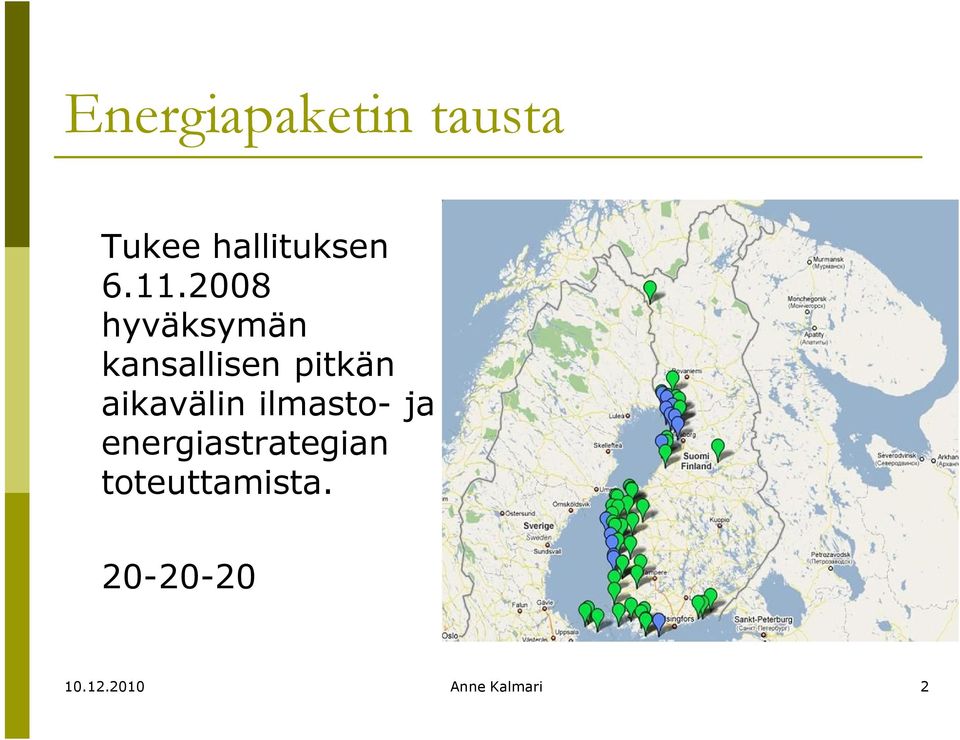 aikavälin ilmasto- ja energiastrategian