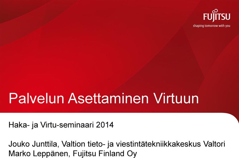 Valtion tieto- ja