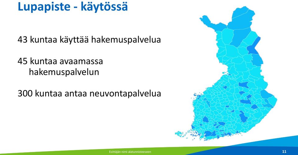 hakemuspalvelun 300 kuntaa antaa