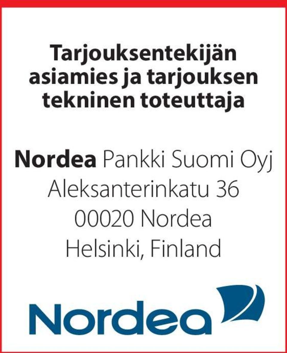 Nordea Pankki Suomi Oyj