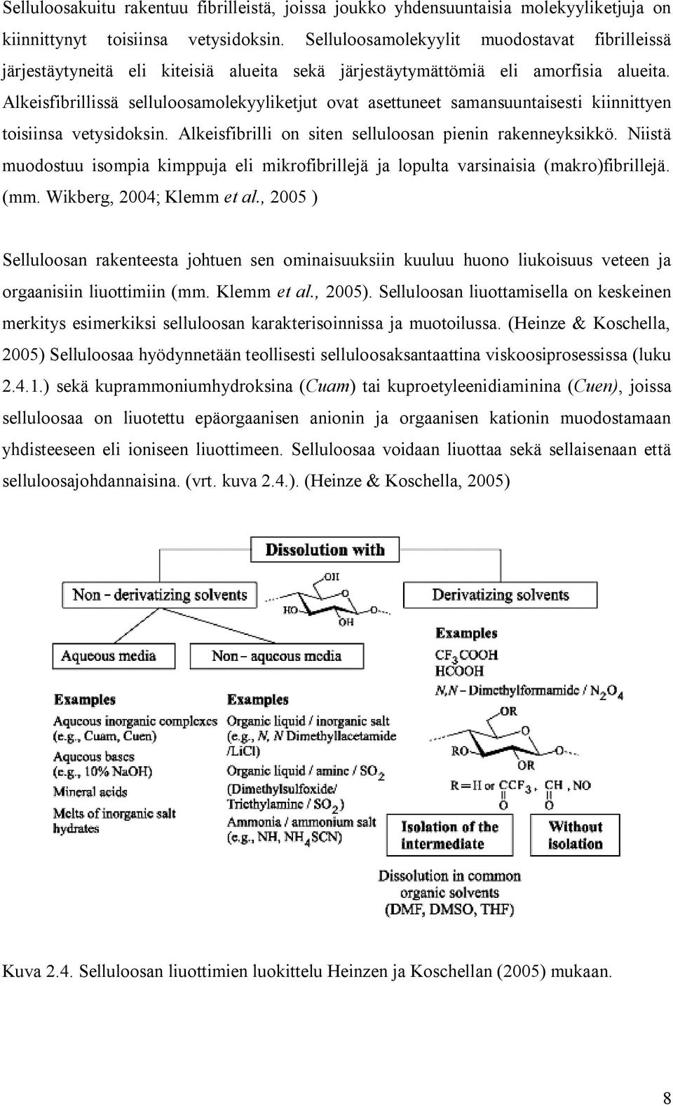 Alkeisfibrillissä selluloosamolekyyliketjut ovat asettuneet samansuuntaisesti kiinnittyen toisiinsa vetysidoksin. Alkeisfibrilli on siten selluloosan pienin rakenneyksikkö.