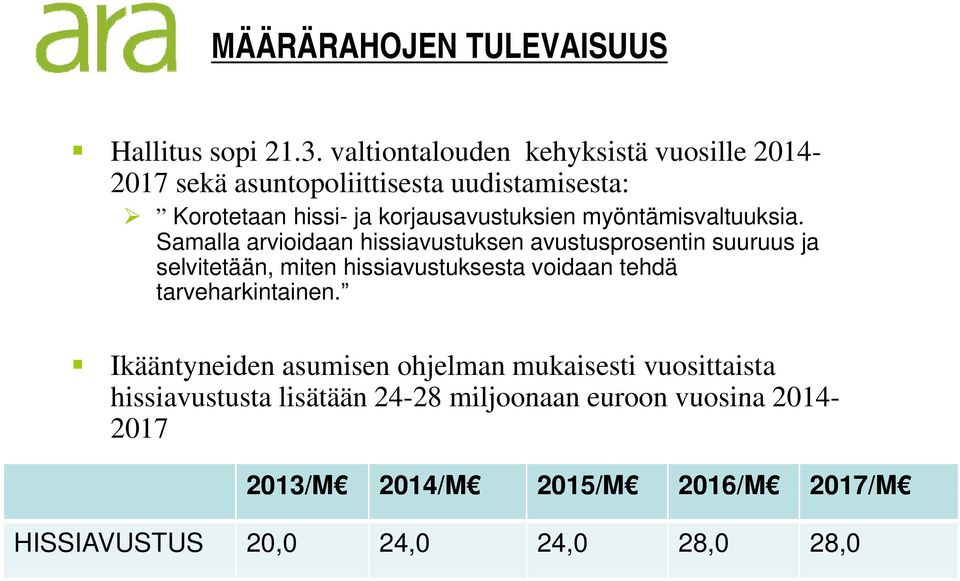 myöntämisvaltuuksia.