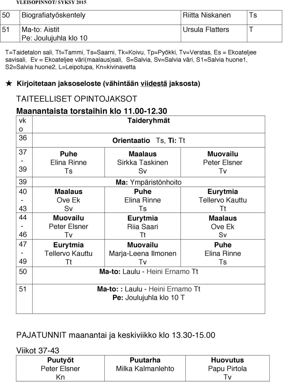 torstaihin klo 11.0012.