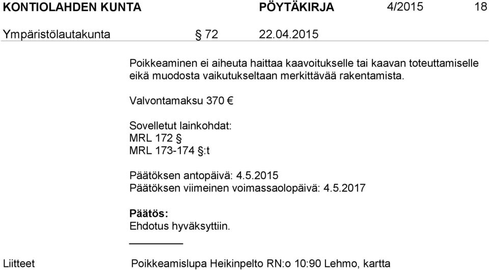 merkittävää rakentamista.
