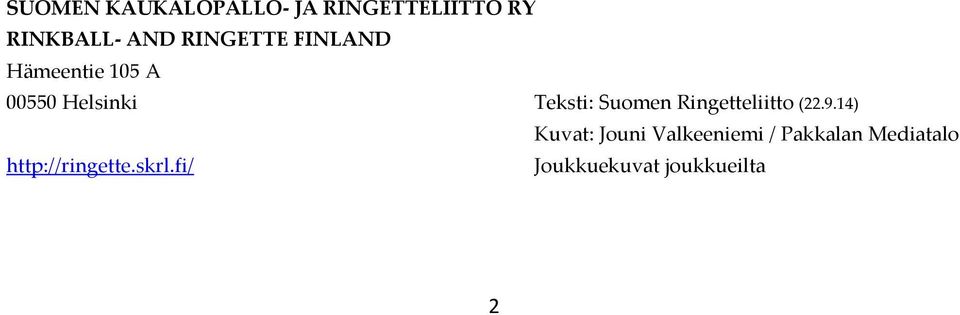 Suomen Ringetteliitto (22.9.