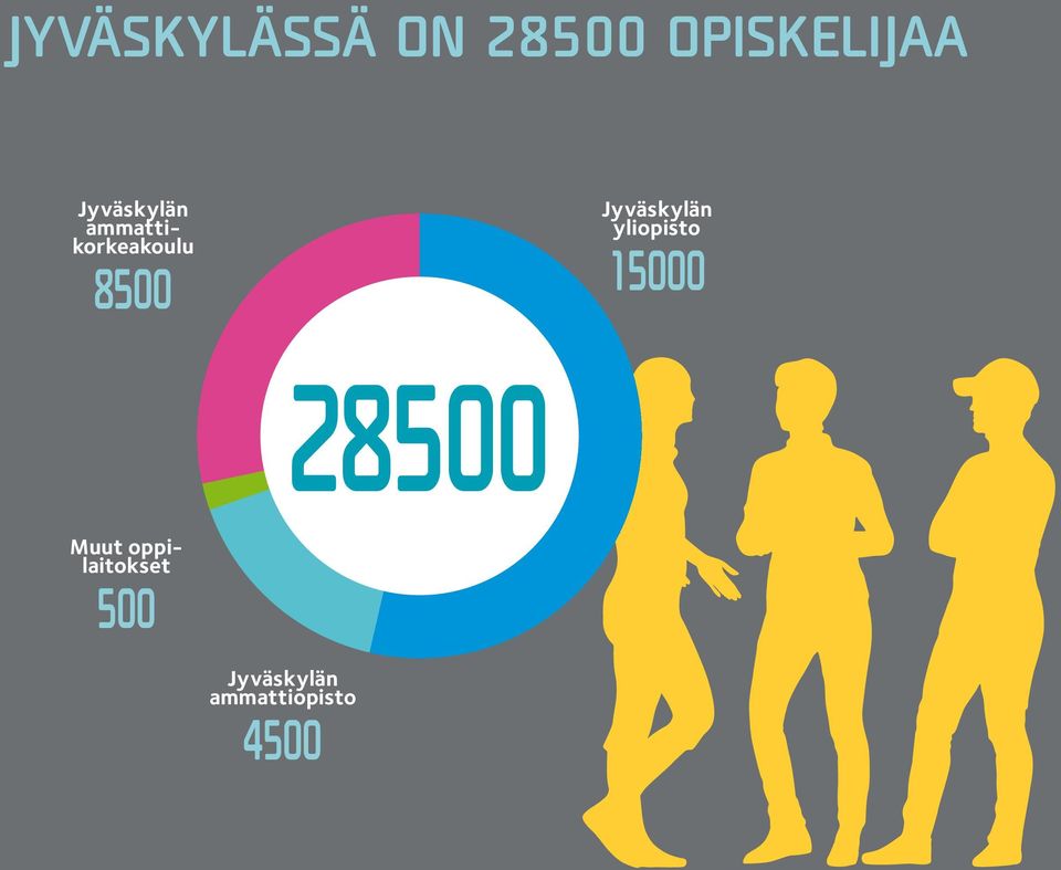 Jyväskylän yliopisto 15000 28500 Muut