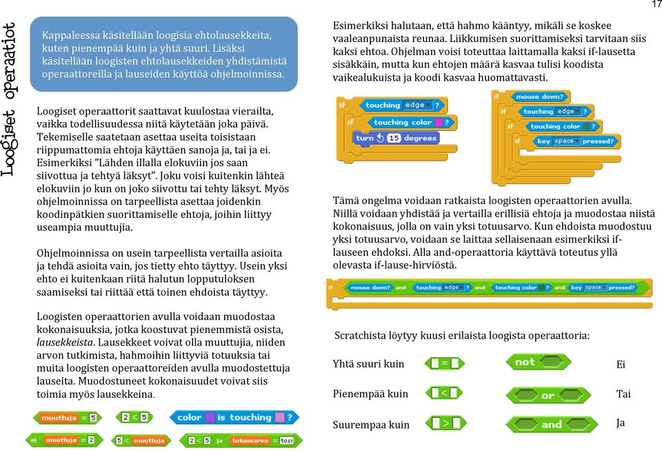 Loogiset operaattorit saattavat kuulostaa vierailta, vaikka todellisuudessa niitä käytetään joka päivä.
