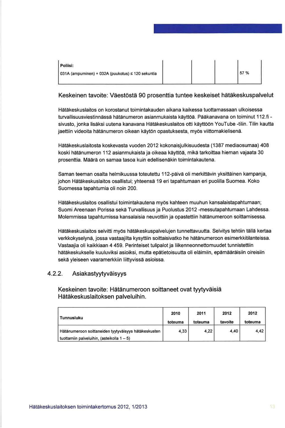 fi - sivusto, jonka lisäksi uutena kanavana Hätäkeskuslaitos otti käyttöön YouTube -tiiin. Tilin kautta jaettiin videoita hätänumeron oikean käytön opastuksesta, myös viittomakielisenä.
