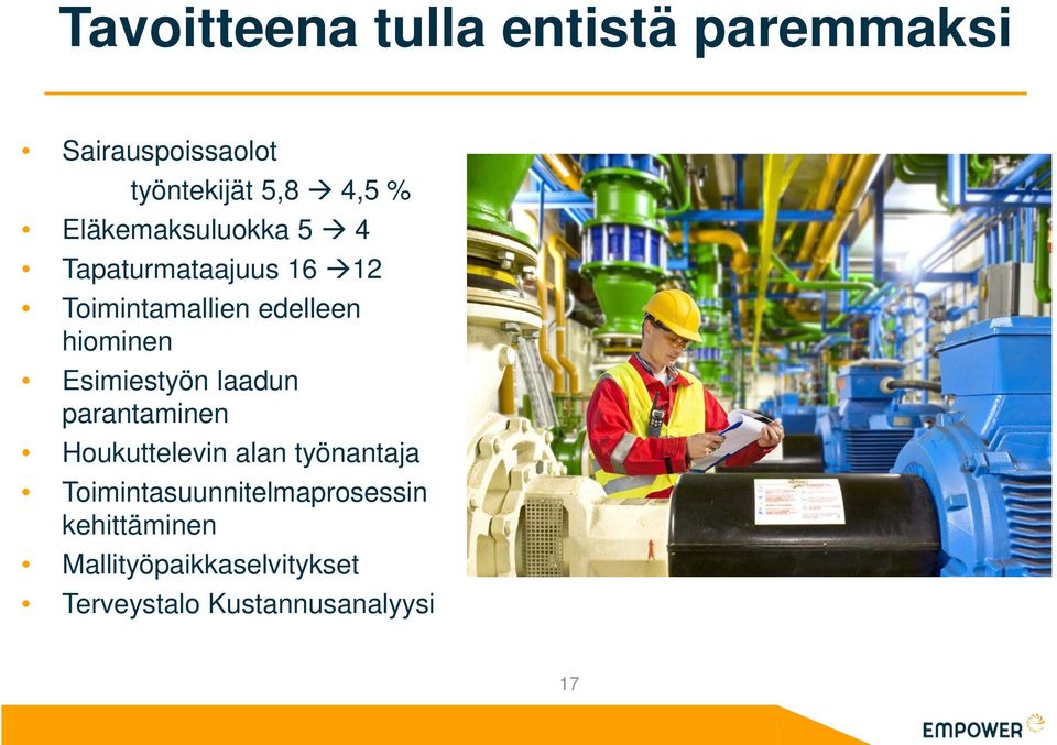 Esimiestyön laadun parantaminen Houkuttelevin alan työnantaja