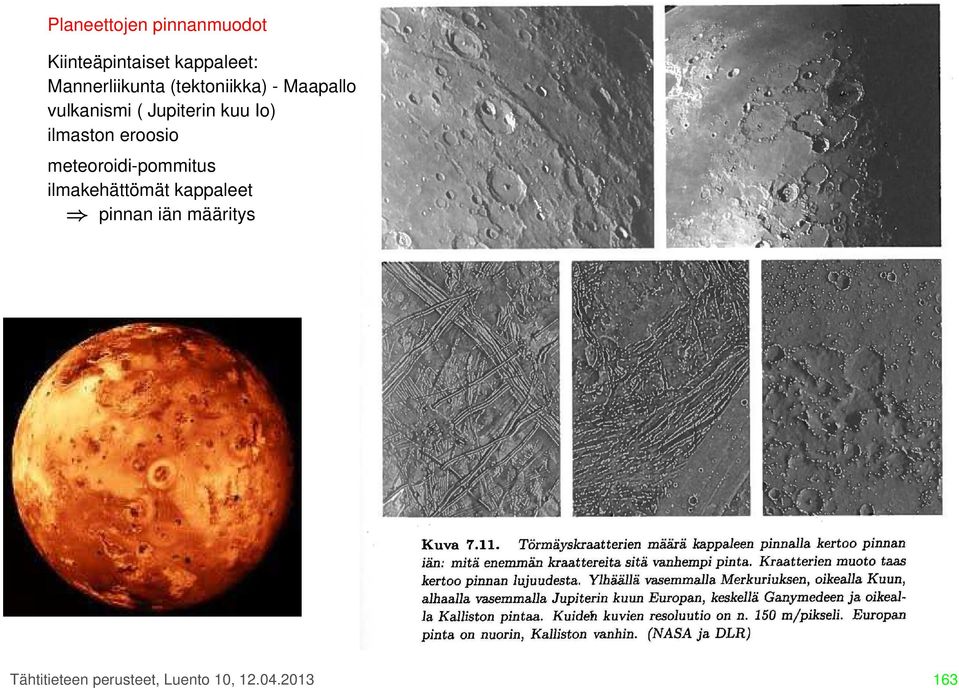 kuu Io) ilmaston eroosio meteoroidi-pommitus ilmakehättömät