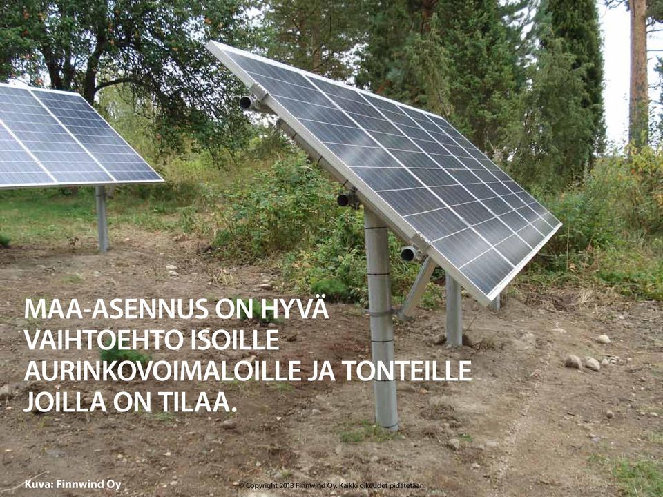 AURINKOVOIMALOILLE JA