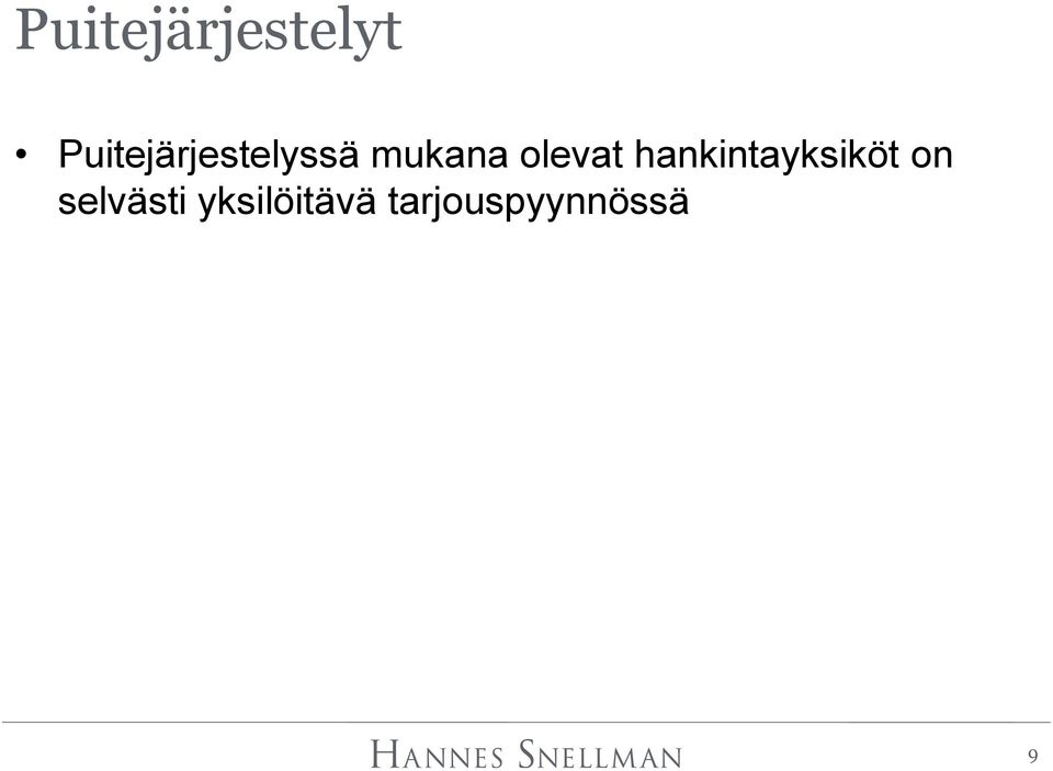 olevat hankintayksiköt on