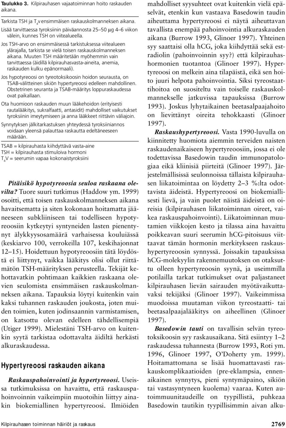 Jos TSH-arvo on ensimmäisessä tarkistuksessa viitealueen ylärajalla, tarkista se vielä toisen raskauskolmanneksen aikana.