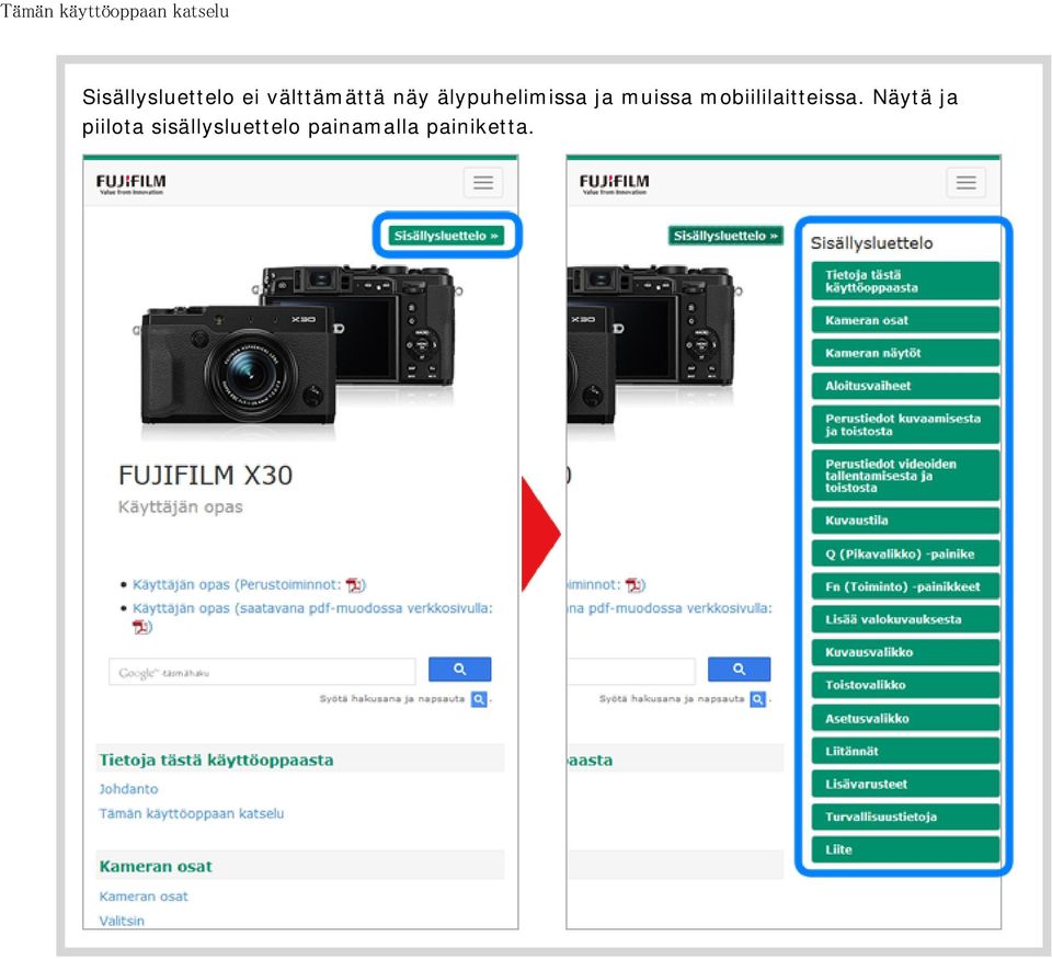 älypuhelimissa ja muissa mobiililaitteissa.