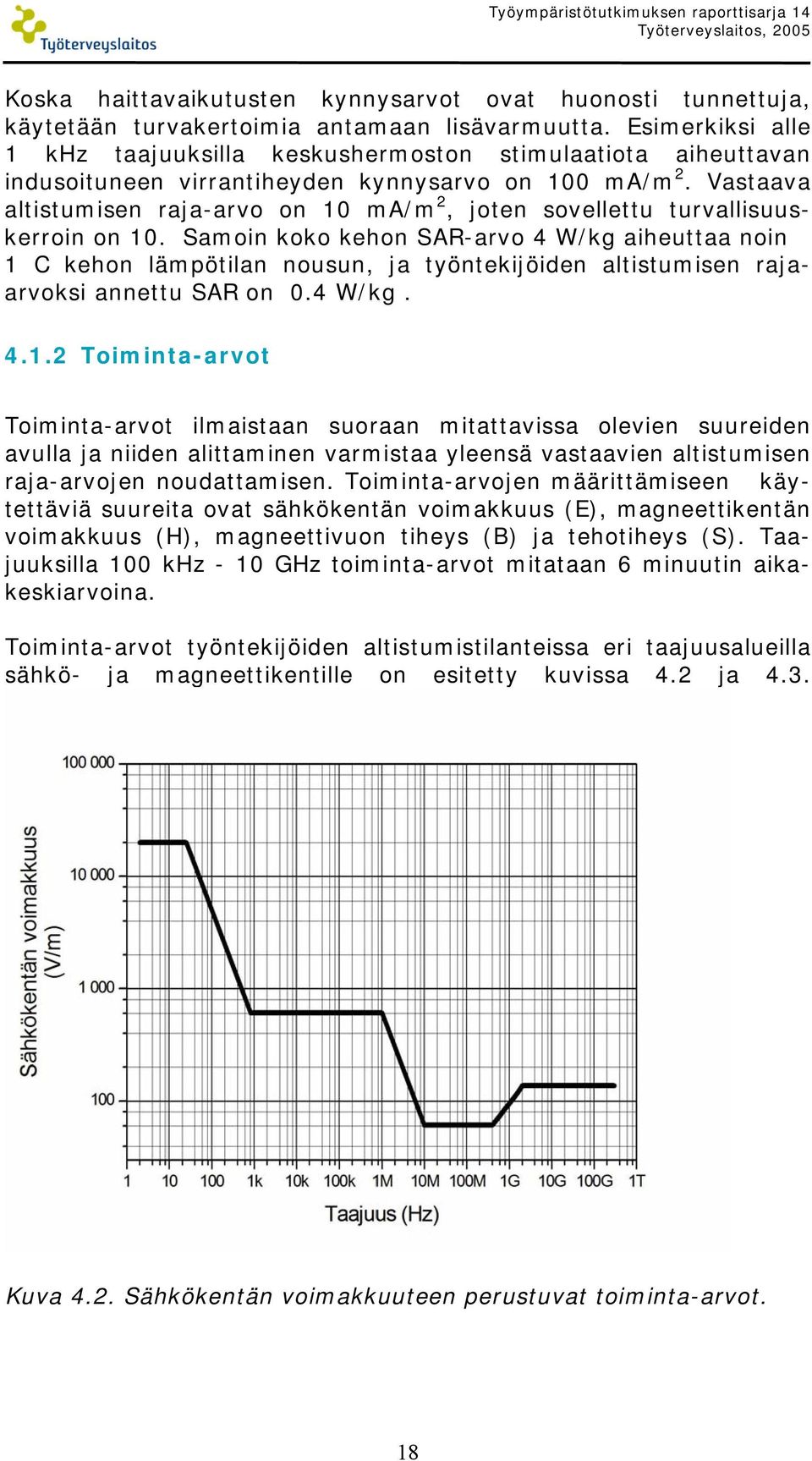 Vastaava altistumisen raja-arvo on 10 ma/m 2, joten sovellettu turvallisuuskerroin on 10.
