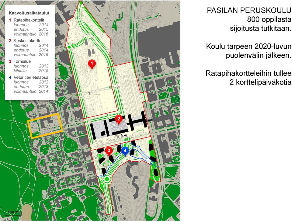 Koulu tarpeen 2020-luvun puolenvälin jälkeen.