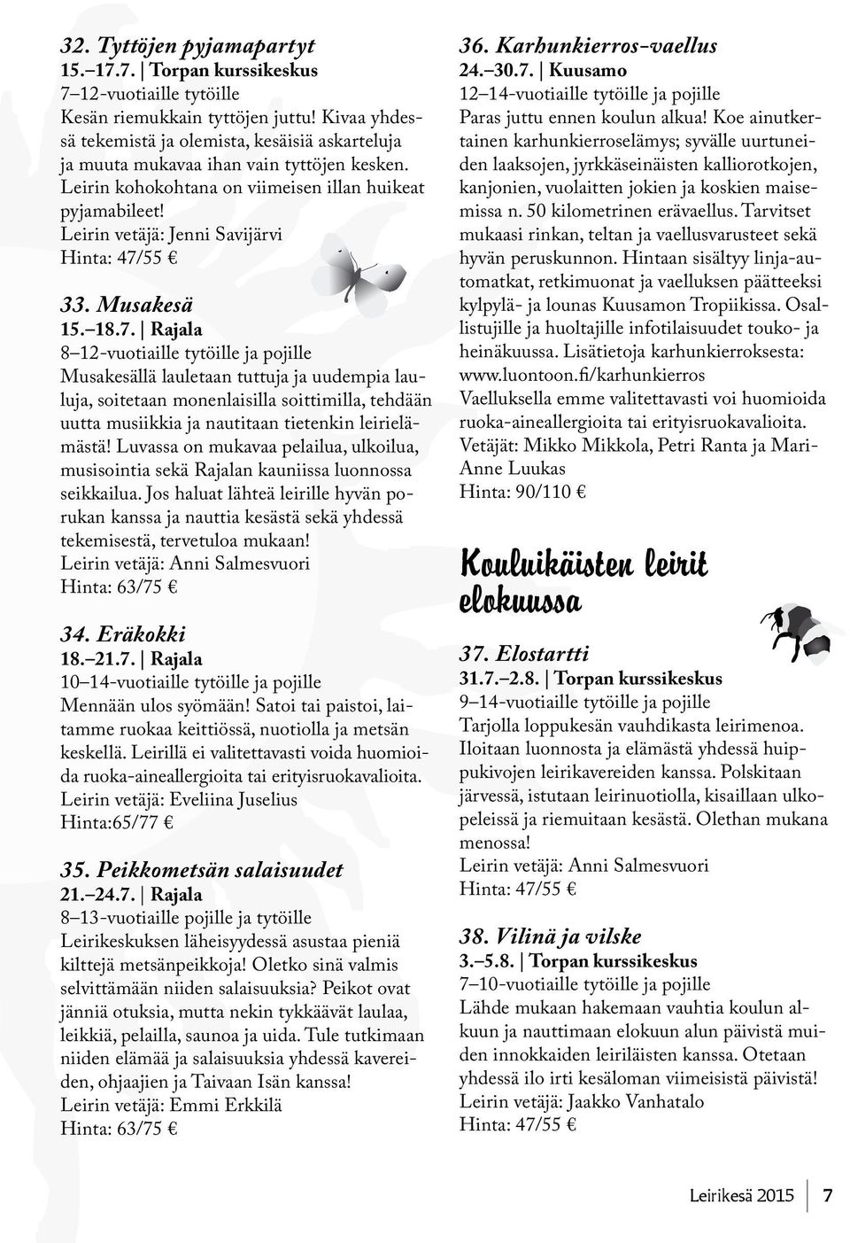 Musakesä 15. 18.7.