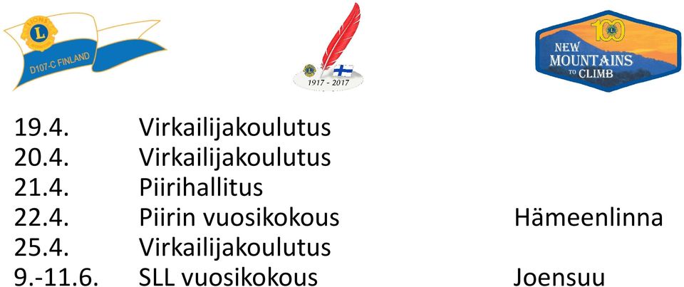 4. Virkailijakoulutus 9.-11.6.