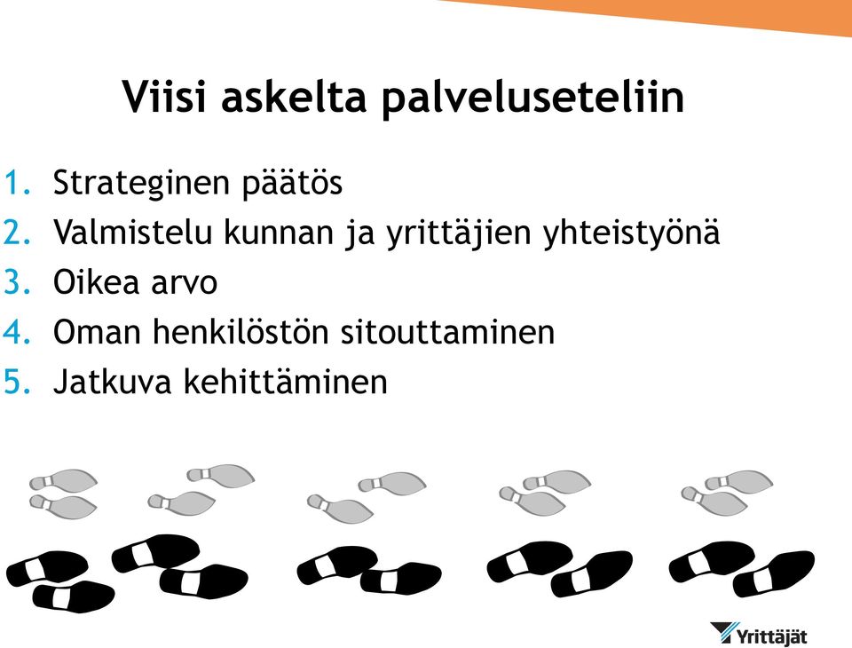 Valmistelu kunnan ja yrittäjien