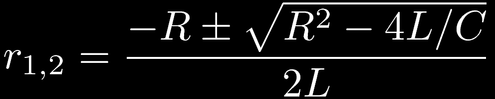 Kaikki komponentit somasti samassa: RLC-piiri Kirchhoffin laki: R2 = 4L/C