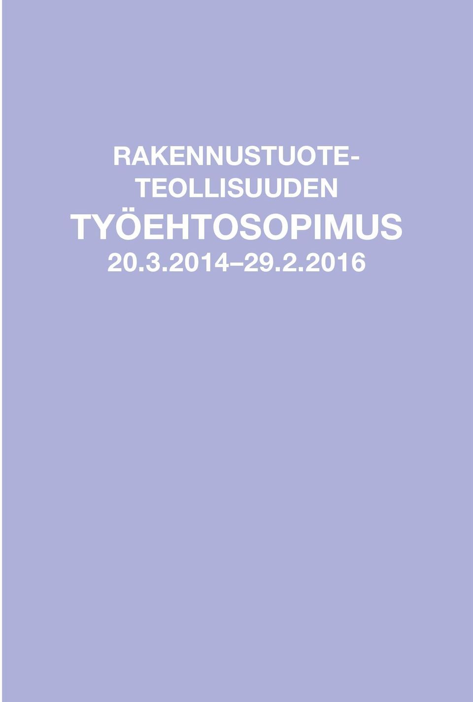TYÖEHTOSOPIMUS