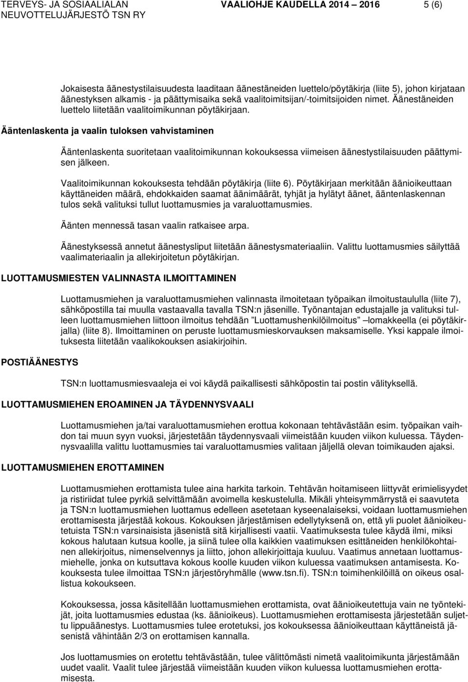 Ääntenlaskenta ja vaalin tuloksen vahvistaminen Ääntenlaskenta suoritetaan vaalitoimikunnan kokouksessa viimeisen äänestystilaisuuden päättymisen jälkeen.