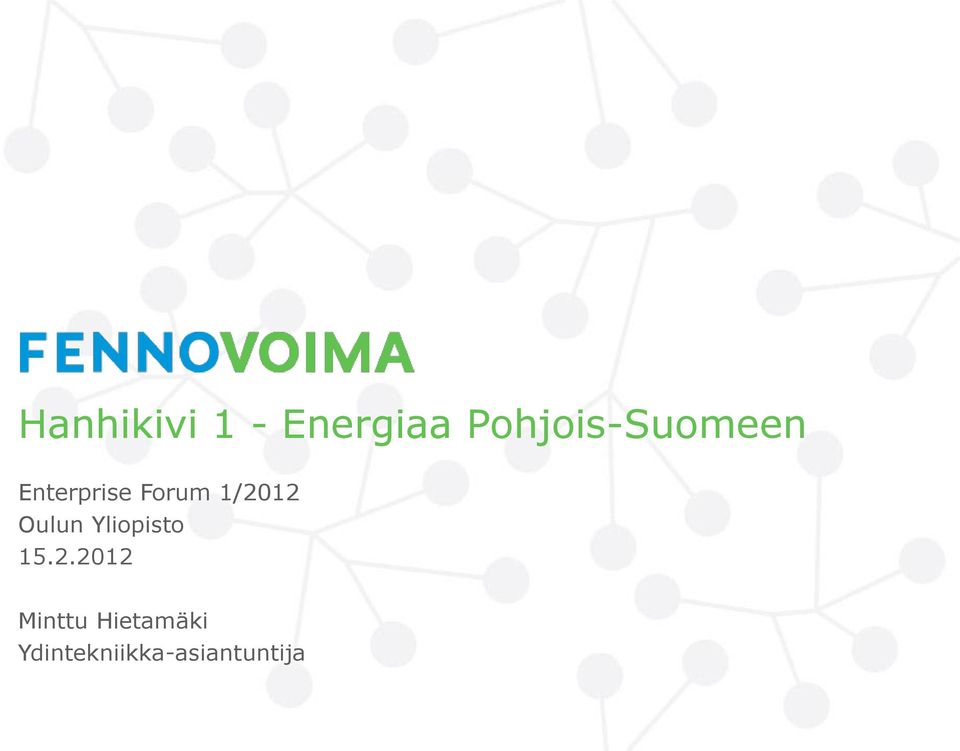 Forum 1/2012 Oulun Yliopisto